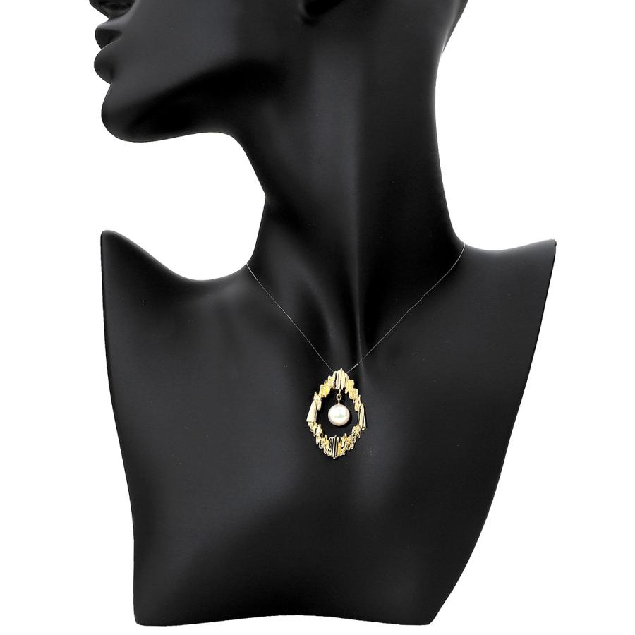 ミキモト ペンダントトップ アコヤ真珠 8.1mm K18 MIKIMOTO 中古  