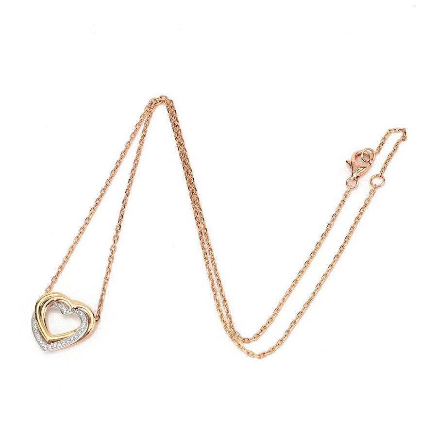 Cartier（カルティエ） トリニティ ハート ネックレス ダイヤモンド