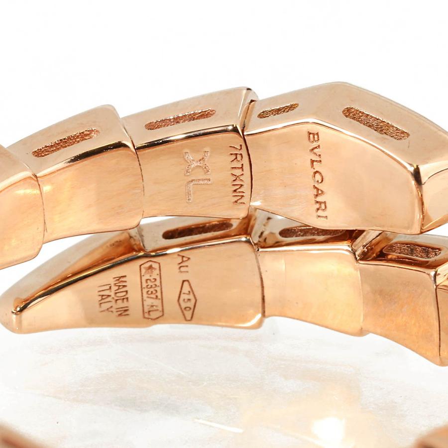 BVLGARI（ブルガリ） セルペンティ ヴァイパー リング ピンクゴールド