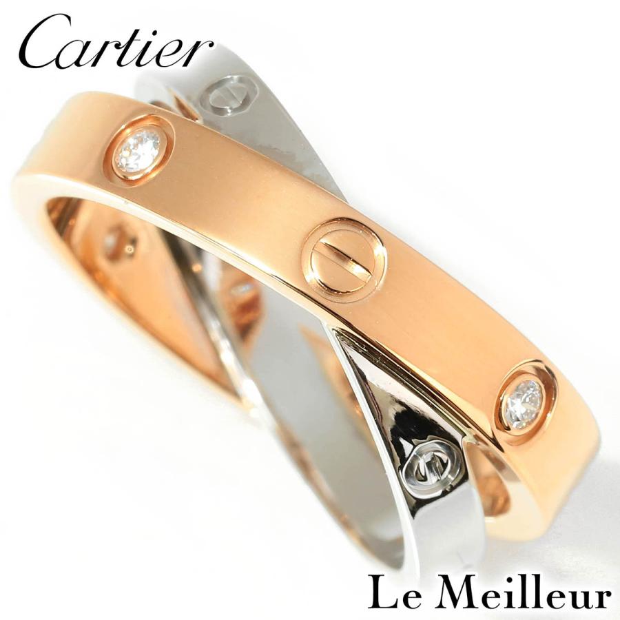 Cartier（カルティエ） Cartier BE LOVE リング ダイヤモンド ピンク