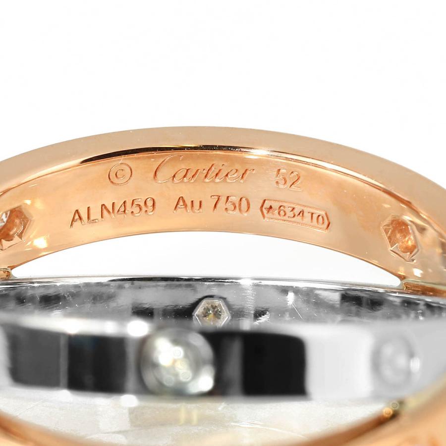 Cartier（カルティエ） Cartier BE LOVE リング ダイヤモンド ピンク