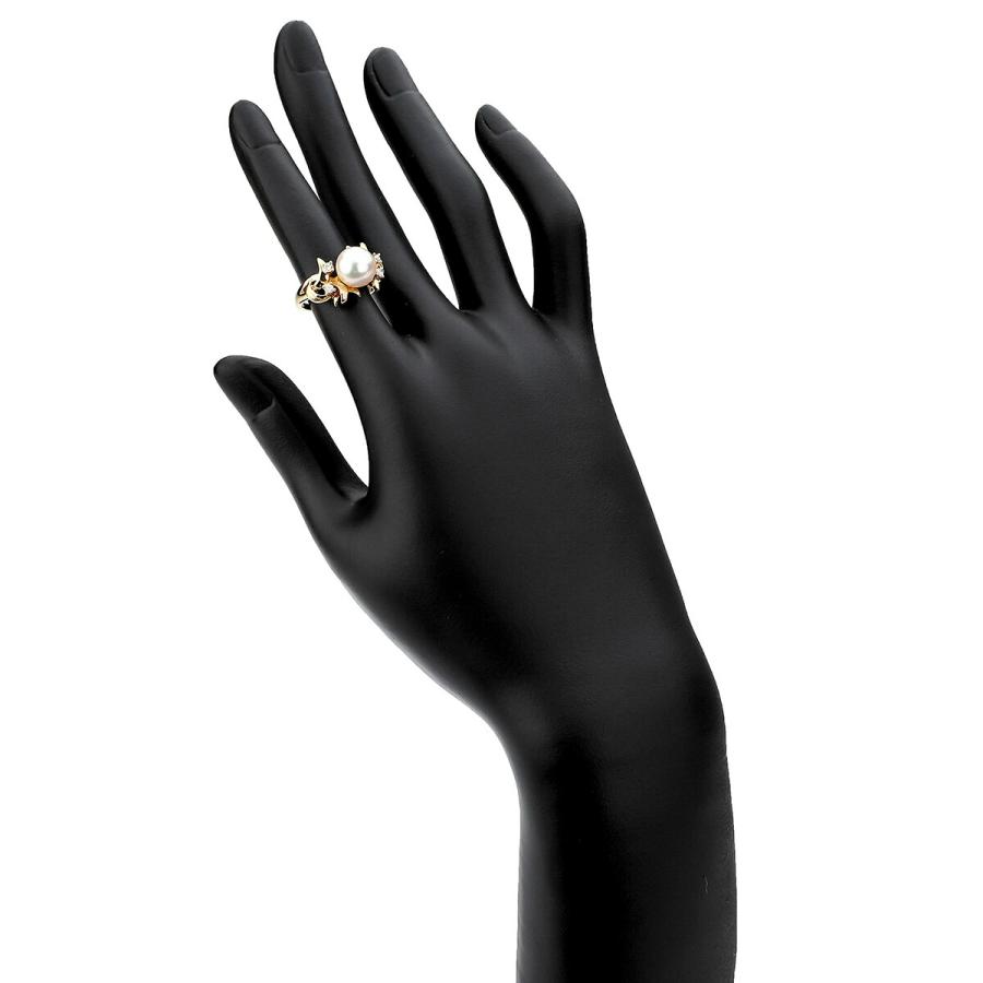 TASAKI（タサキ） パールリング 指輪 アコヤ真珠 8.2mm ダイヤモンド 