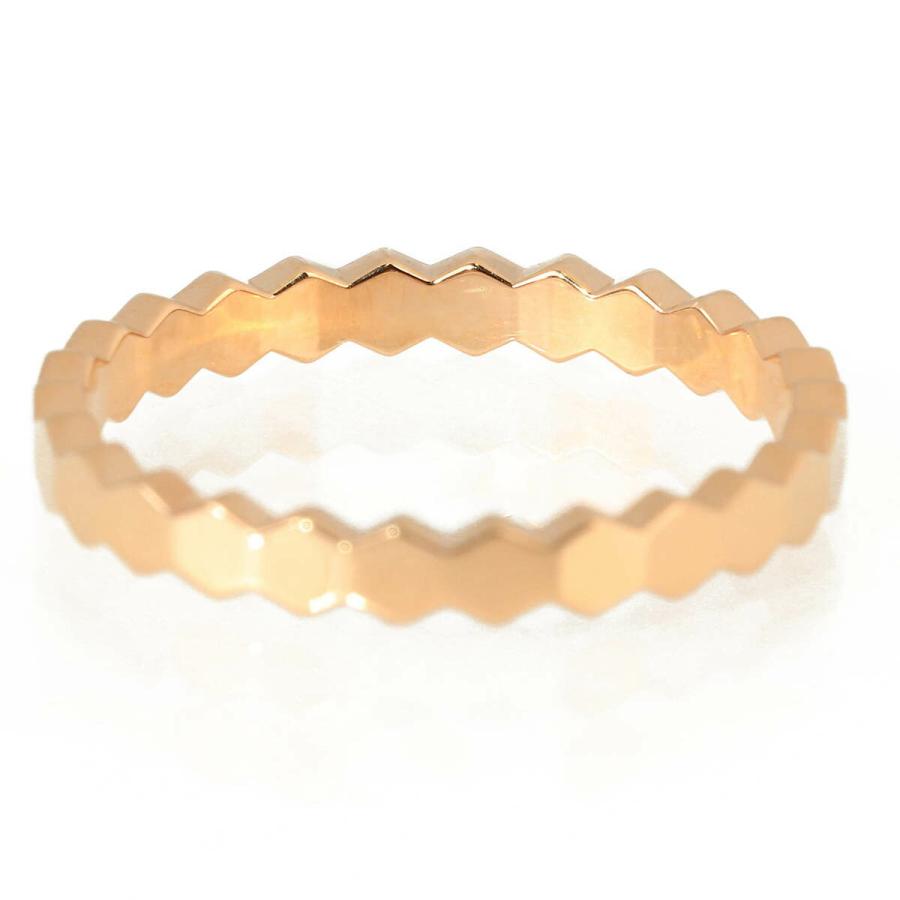 CHAUMET（ショーメ） ビー ドゥ ハニカムリング ピンクゴールド K18PG