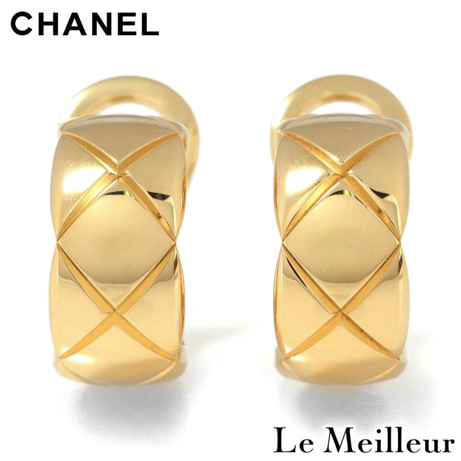 CHANEL（シャネル） CHANEL COCO CRUSH ピアス イエローゴールド K18YG