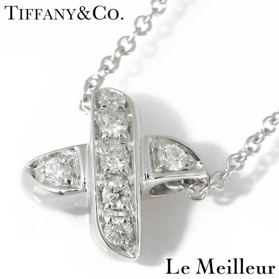 TIFFANY&Co.（ティファニー） クロスステッチ ネックレス ダイヤモンド 