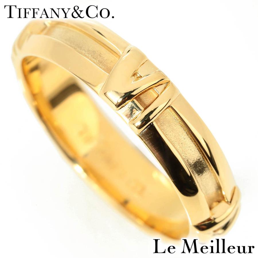 値下げ可　ティファニー　アトラス　リング TIFFANY&Co.（ティファニー） アトラス リング イエローゴールド K18YG