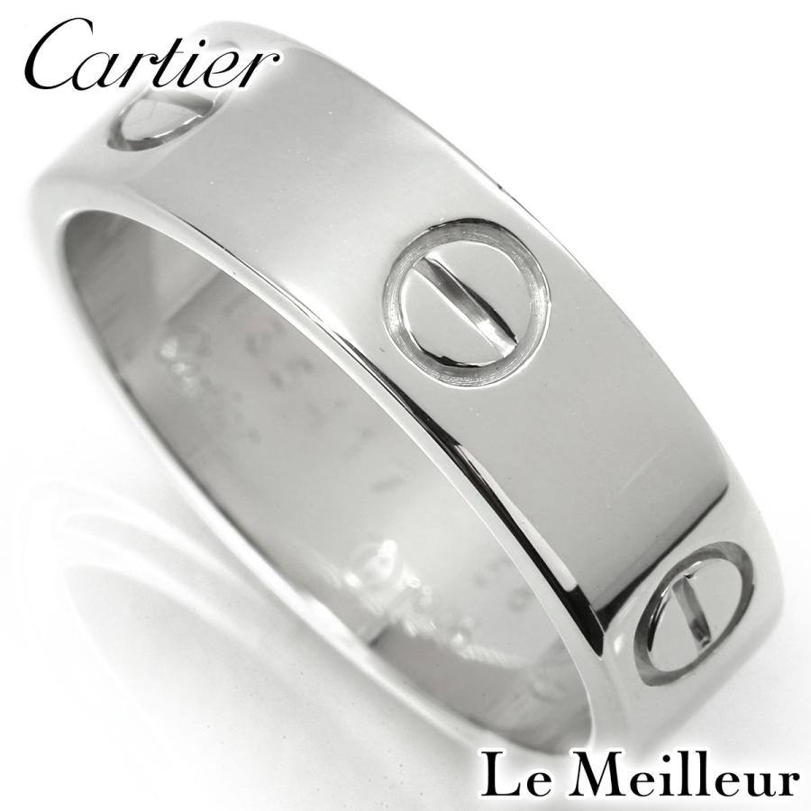 Cartier（カルティエ） ラブ リング ホワイトゴールド K18WG 17号 指輪