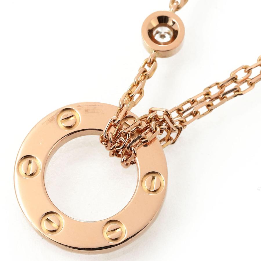 Cartier（カルティエ） ラブ ペンダント ピンクサファイア