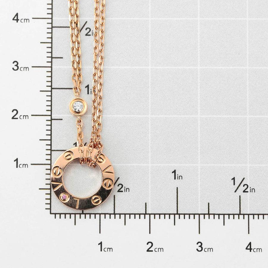 Cartier（カルティエ） ラブ ペンダント ピンクサファイア