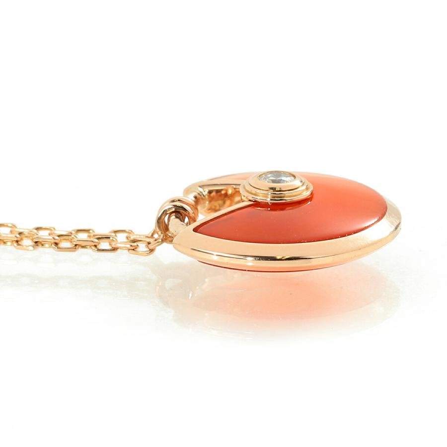 Cartier（カルティエ） アミュレット ドゥ ネックレス カーネリアン