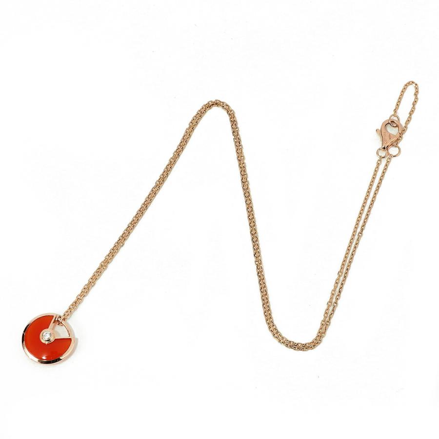 Cartier（カルティエ） アミュレット ドゥ ネックレス カーネリアン