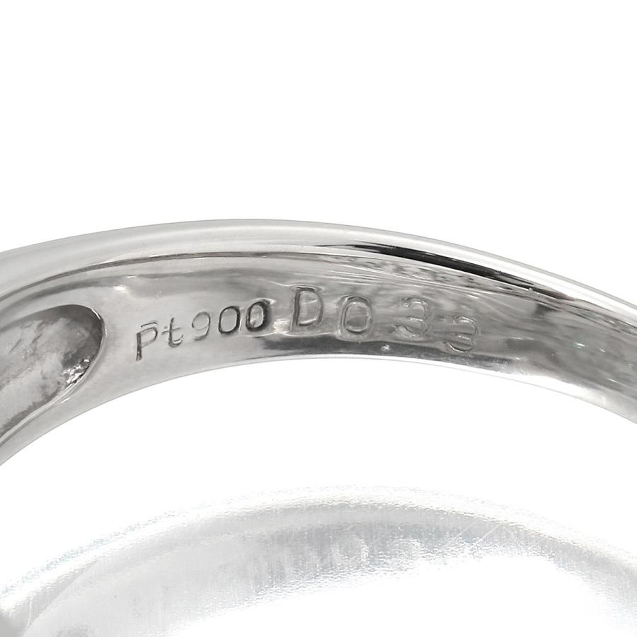 リング 指輪 パライバトルマリン ダイヤモンド 0.33ct プラチナ Pt900 