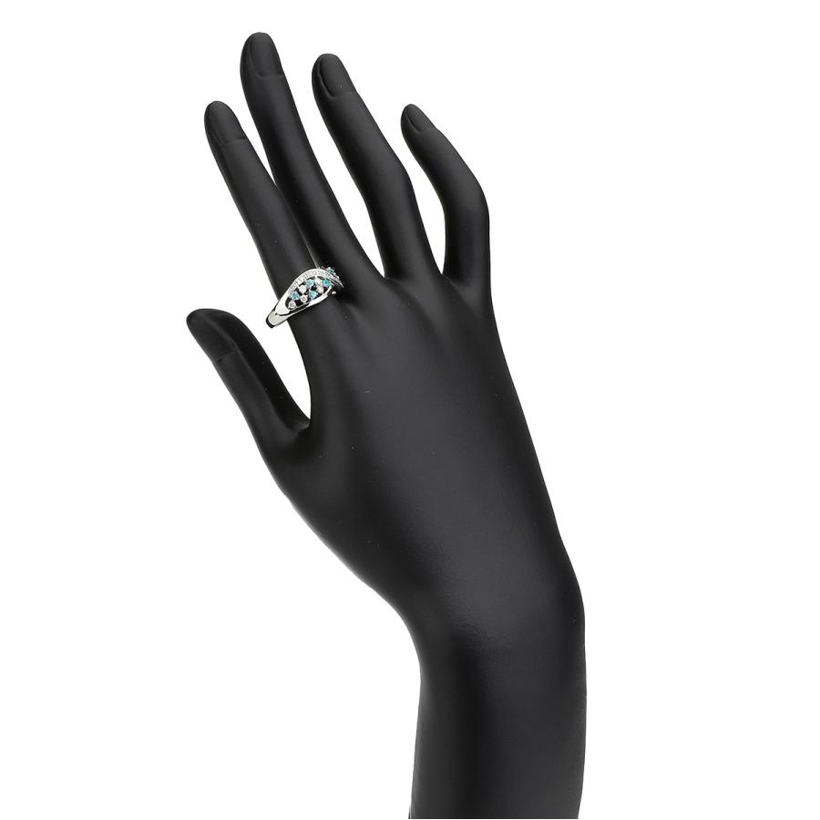 リング 指輪 パライバトルマリン ダイヤモンド 0.33ct プラチナ Pt900 
