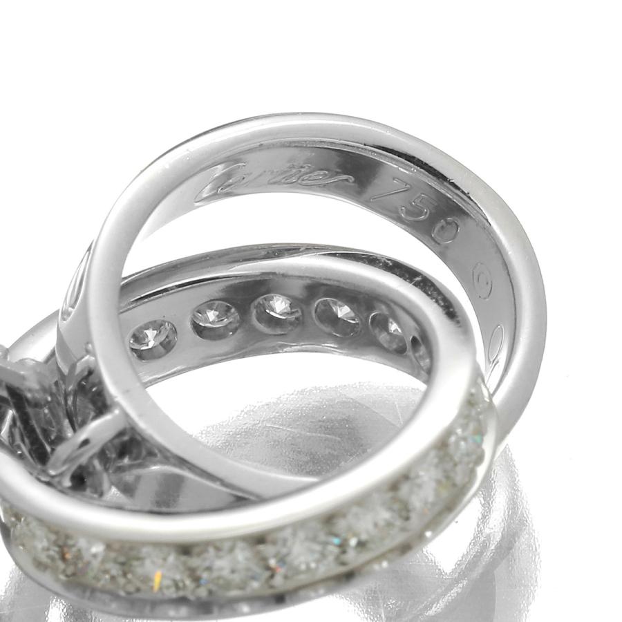 Cartier（カルティエ） ラブ ネックレス セミパヴェ ダイヤモンド K18