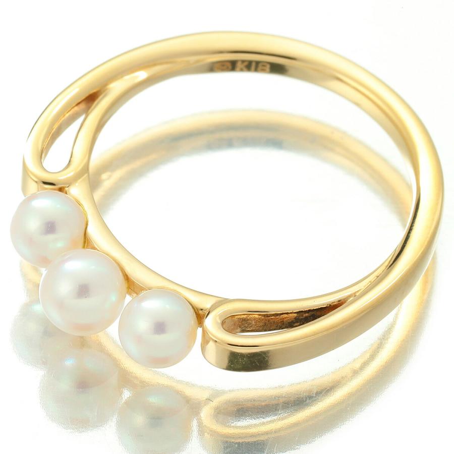 MIKIMOTO ミキモト リング 指輪 PR-1476K アコヤ真珠 3.7~4.1mm MIKIMOTO ミキモト リング 指輪 PR-1476K アコヤ真珠 3.7~4.1mm
