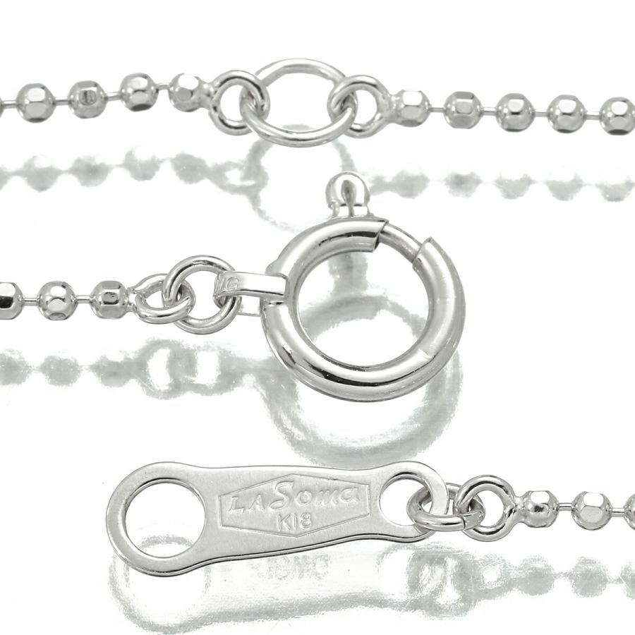 ラ・ソマ ペンダントネックレス ブルーダイヤモンド 0.37ct  