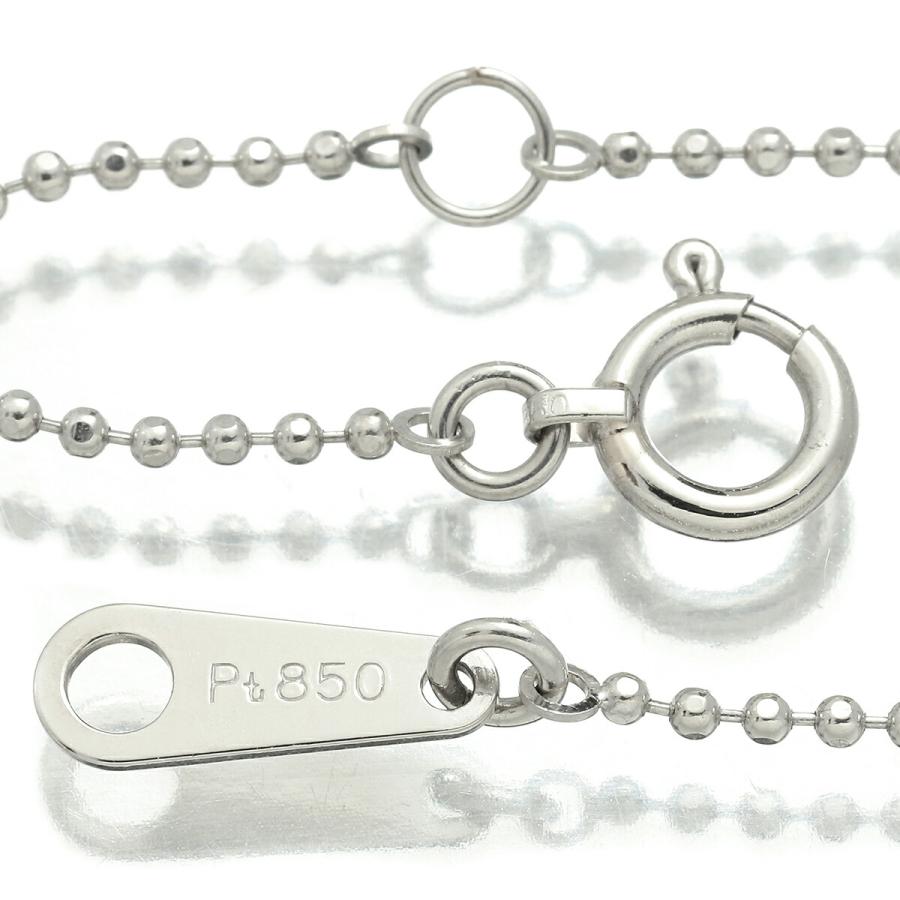 ペアシェイプ ペンダントネックレス ダイヤモンド 0.28ct Pt850 中古  