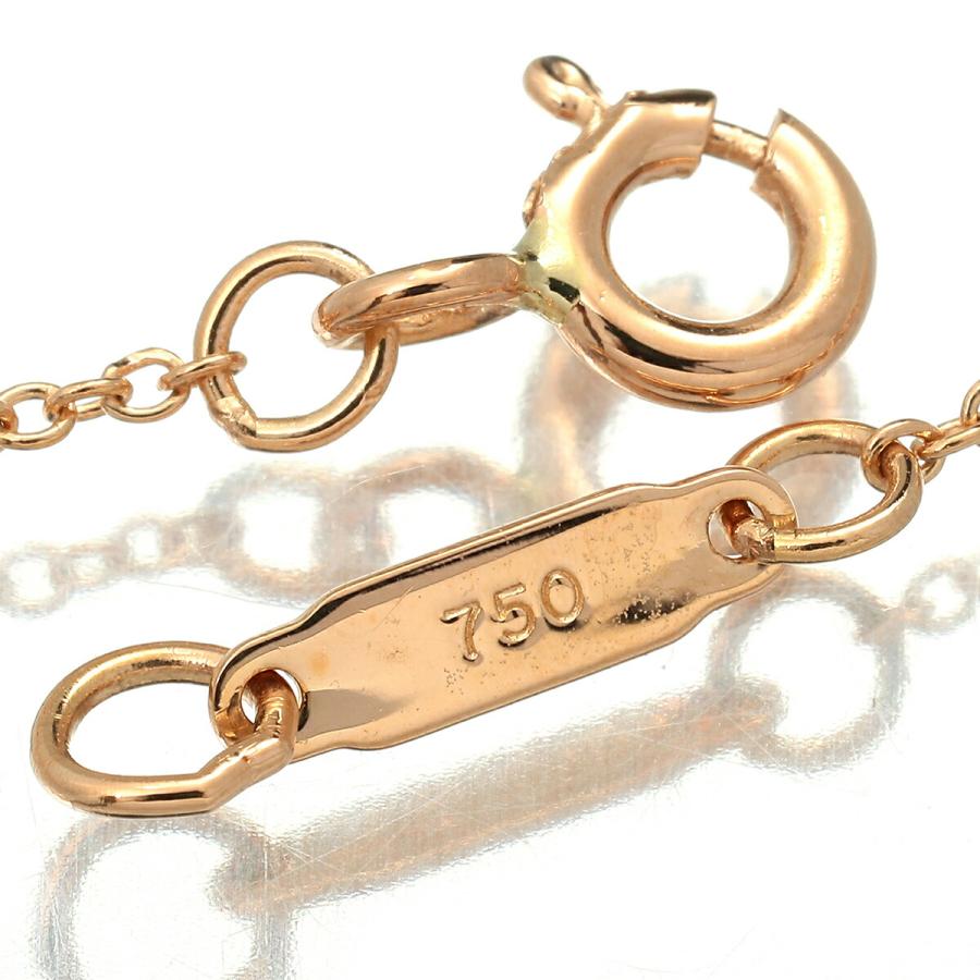 TIFFANY&Co. ティファニー ボウ リボン ネックレス K18PG 中古  