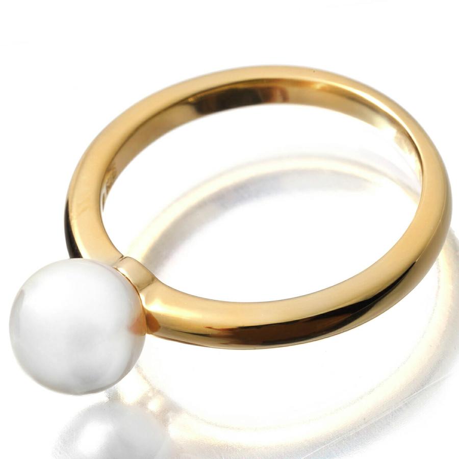 MIKIMOTO ミキモト 1粒パールリング 指輪 真珠 7.02mm K18 12号 MIKIMOTO ミキモト 1粒パールリング 指輪 真珠 7.02mm K18 12号