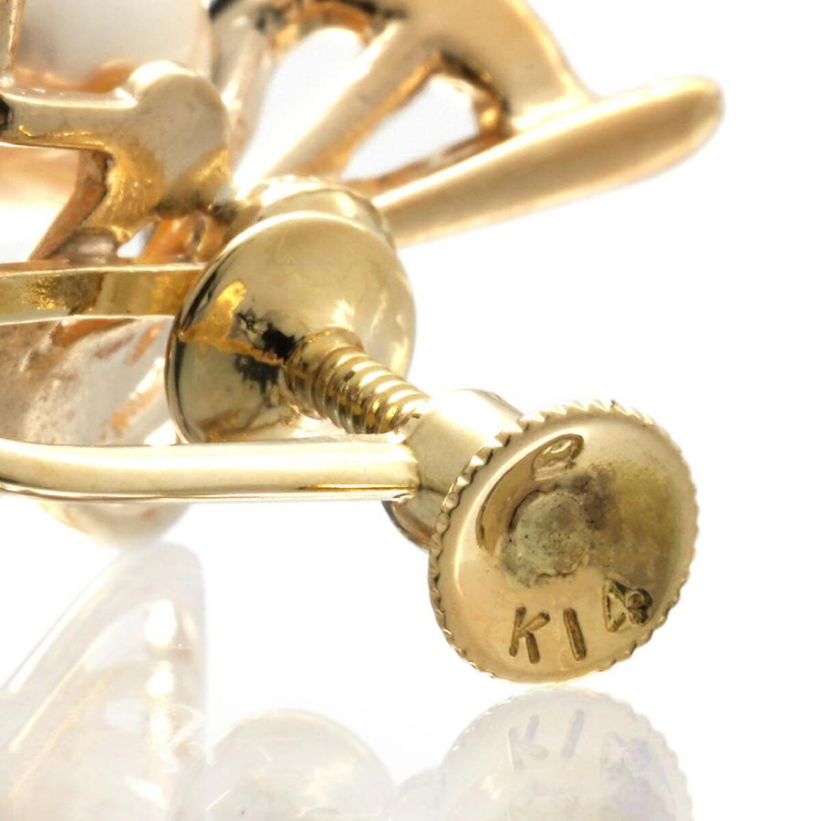 MIKIMOTO（ミキモト） パールイヤリング 真珠 6.6〜6.8mm K14 MIKIMOTO