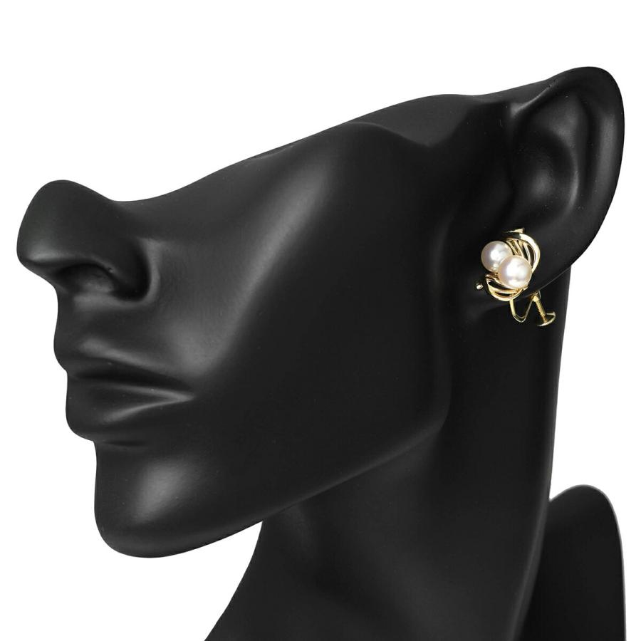 MIKIMOTO（ミキモト） パールイヤリング 真珠 6.6〜6.8mm K14 MIKIMOTO