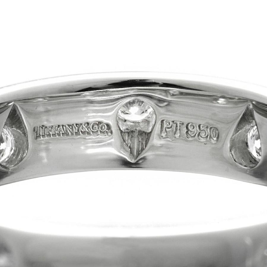 TIFFANY&Co. ティファニー ダイヤモンド ドッツ リング 指輪 Pt950 11  