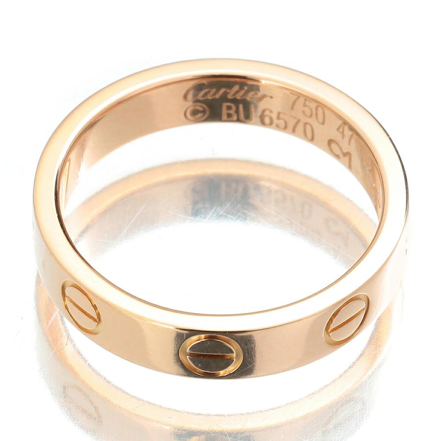 Cartier（カルティエ） ミニラブ リング ピンクゴールド K18PG 7号