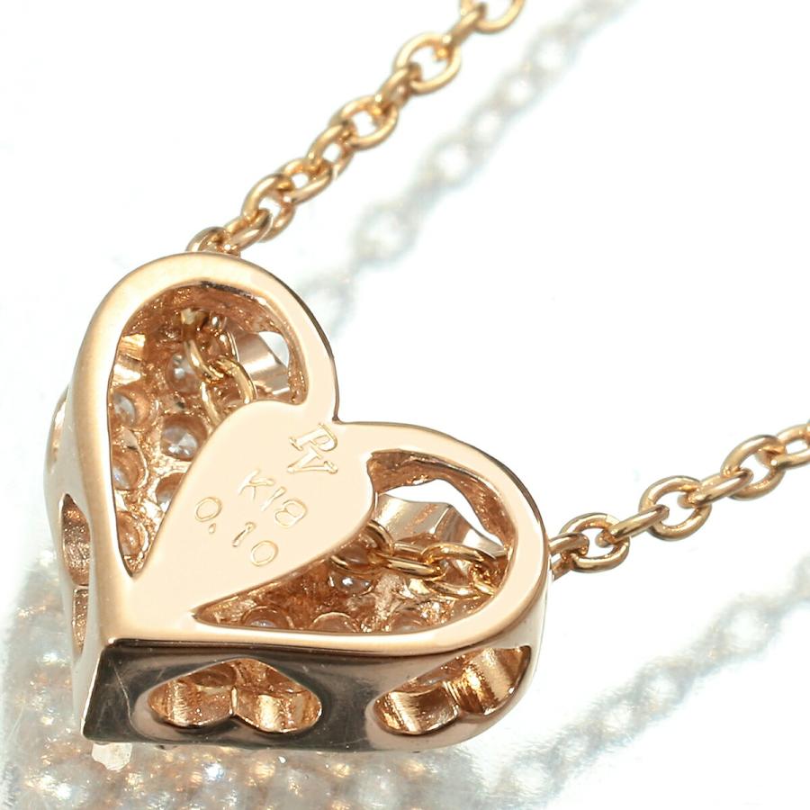ポンテヴェキオ ハートネックレス k18YG 新品未使用 Ponte Vecchio ポンテヴェキオ ハートモチーフペンダント