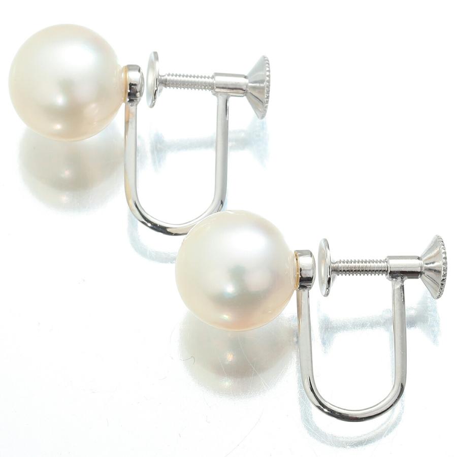 MIKIMOTO（ミキモト） パールイヤリング 真珠 8mm ホワイトゴールド
