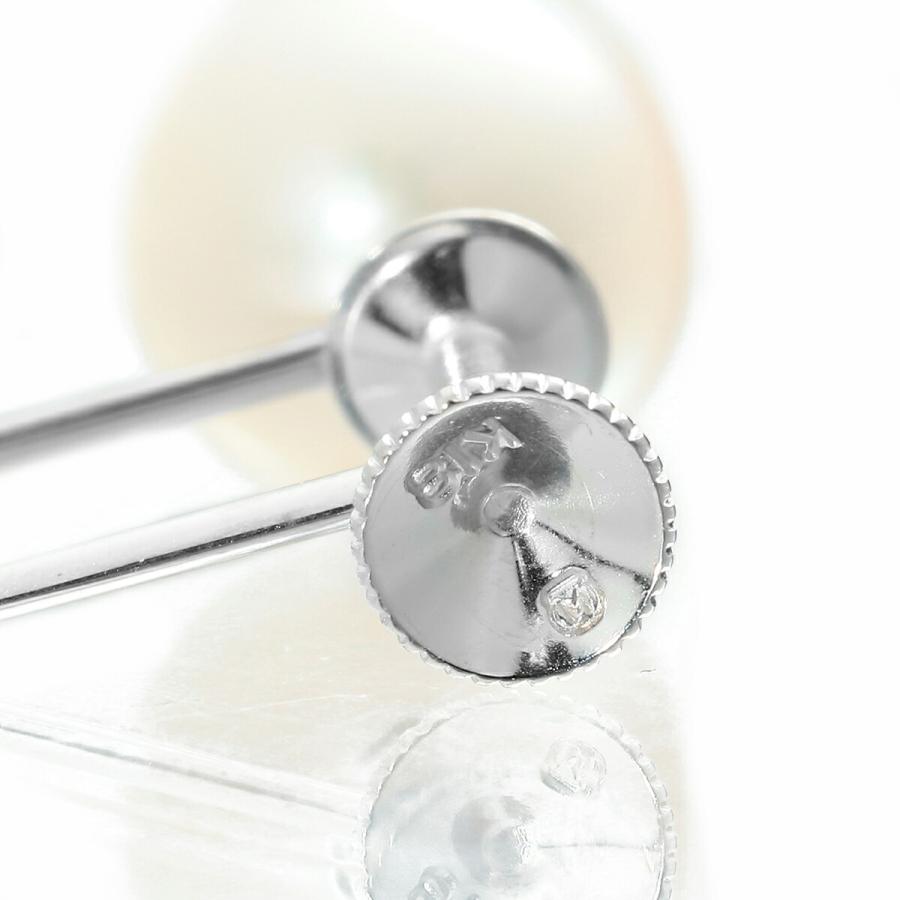 MIKIMOTO（ミキモト） パールイヤリング 真珠 8mm ホワイトゴールド