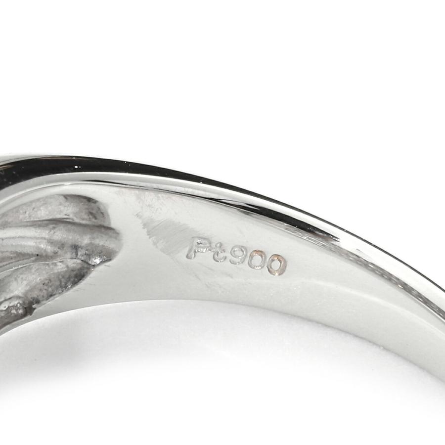 ボリュームデザインリング 指輪 ダイヤモンド 1.03ct Pt900 13号 中古  