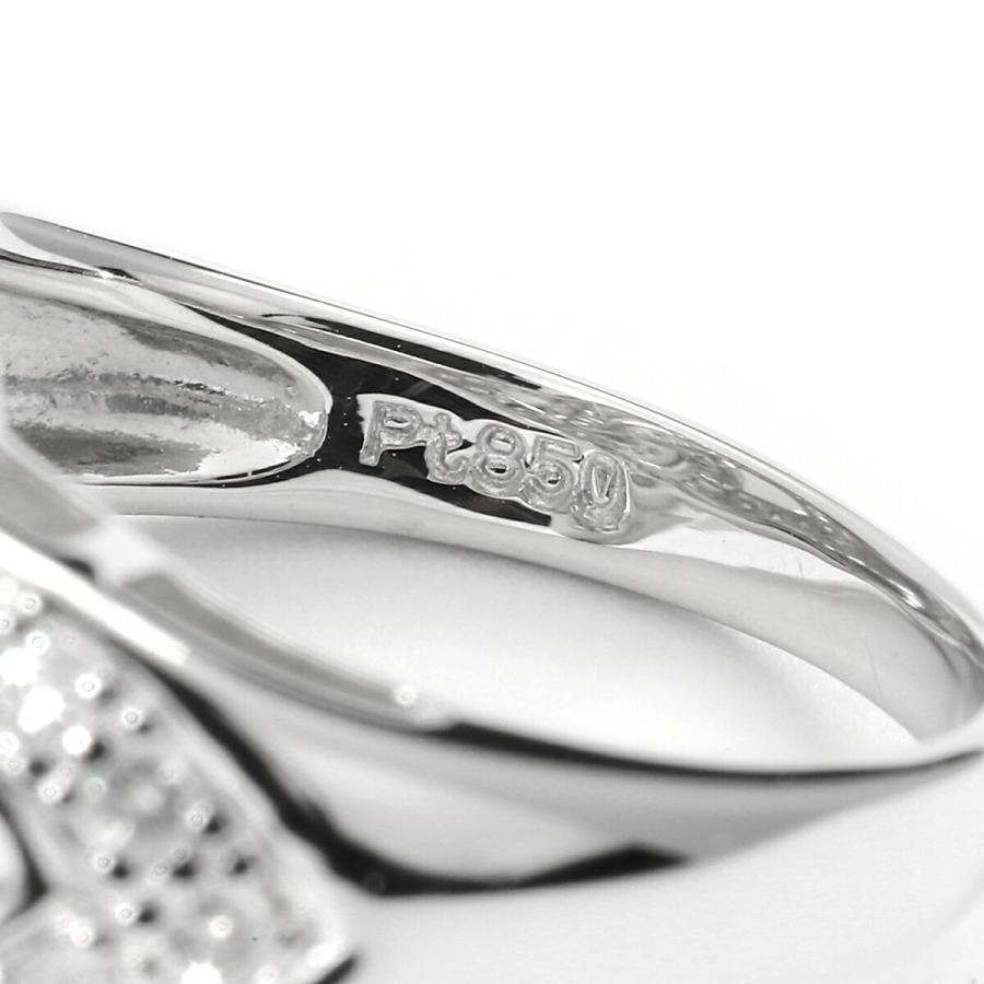 ジュエリーマキ 2種カット リング 指輪 ダイヤモンド 1ct プラチナ 