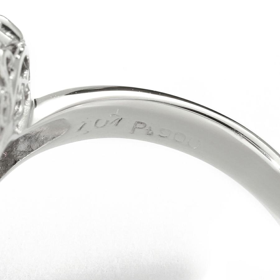 ヘイローデザインリング 指輪 ルビー 1.07ct ダイヤモンド 0.97ct  