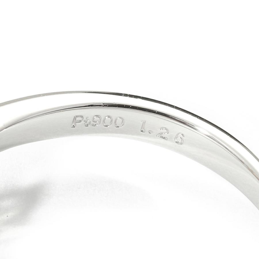 インペリアルトパーズ 1.26ct ダイヤモンド 0.22ct プラチナ Pt900