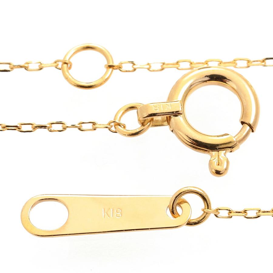 フラワーデザインペンダントネックレス ダイヤモンド 0.3ct K18 中古  