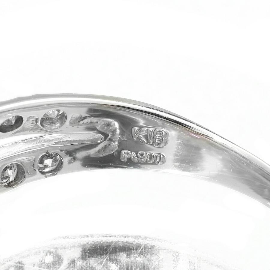 ルビー 0.43ct ダイヤモンド 0.6ct プラチナ Pt900 リング 12号 指輪 