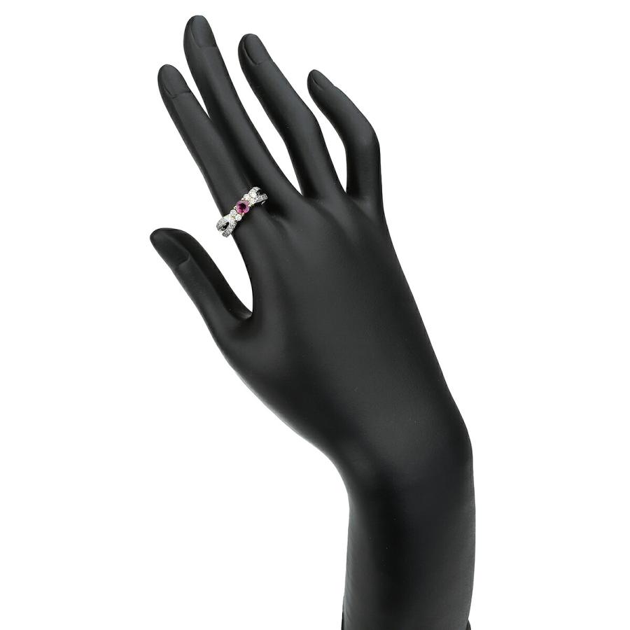 ルビー 0.43ct ダイヤモンド 0.6ct プラチナ Pt900 リング 12号 指輪 