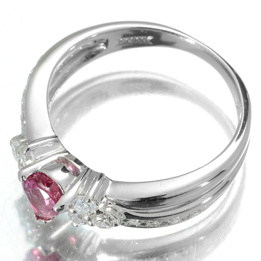 ルビー 0.63ct ダイヤモンド 0.3ct プラチナ Pt900 リング 11号 指輪 