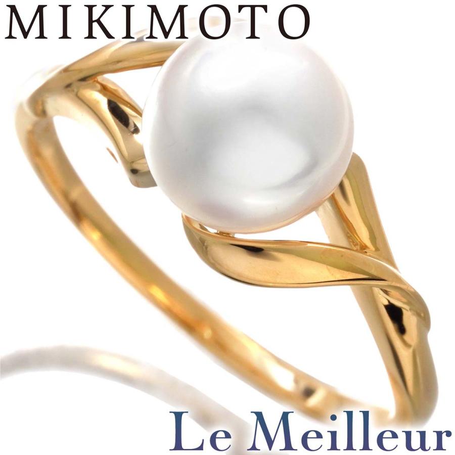 MIKIMOTO（ミキモト） パールリング 指輪 真珠 K18 11号 中古