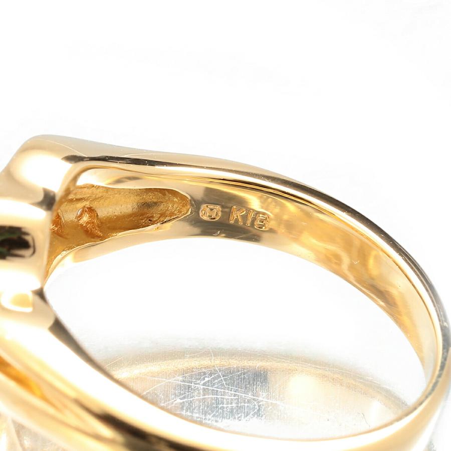 MIKIMOTO ミキモト リング 指輪 ダイヤモンド K18 9号 中古 MIKIMOTO ミキモト リング 指輪 ダイヤモンド K18 9号 中古