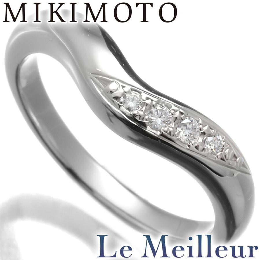 MIKIMOTO ミキモト V字リング 指輪 DGR-1223R ダイヤモンド MIKIMOTO ミキモト V字リング 指輪 DGR-1223R ダイヤモンド