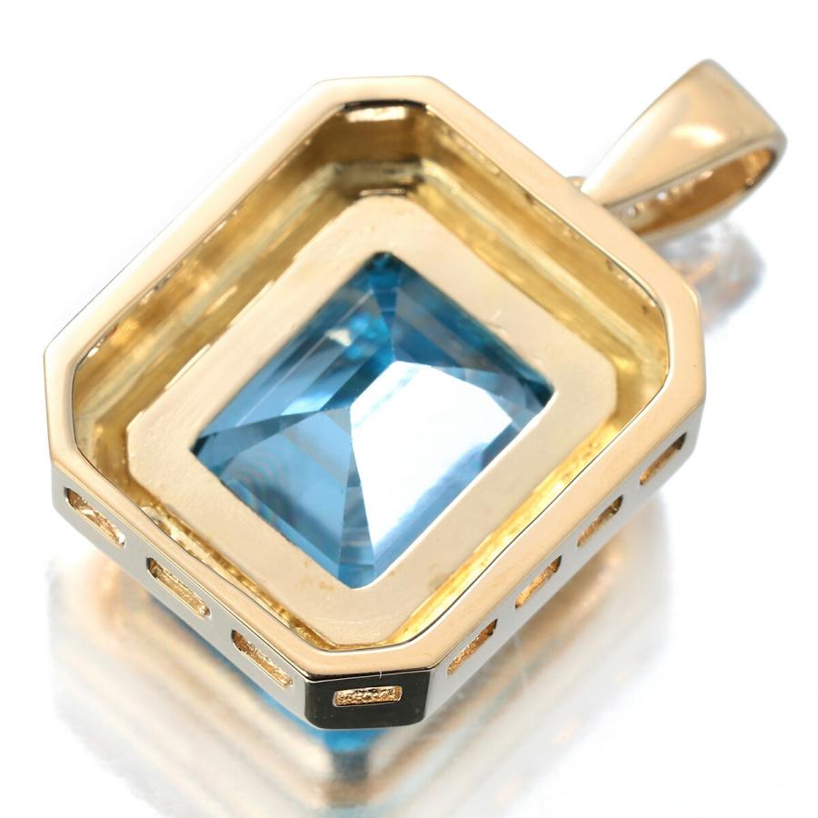 タサキ　ペンダントトップ TASAKI（タサキ） ペンダントトップ ブルートパーズ ダイヤモンド