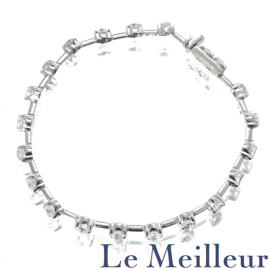 DE BEERS デビアス ライン ブレスレット WDBL-A352 ダイヤモンド 2.5ct  