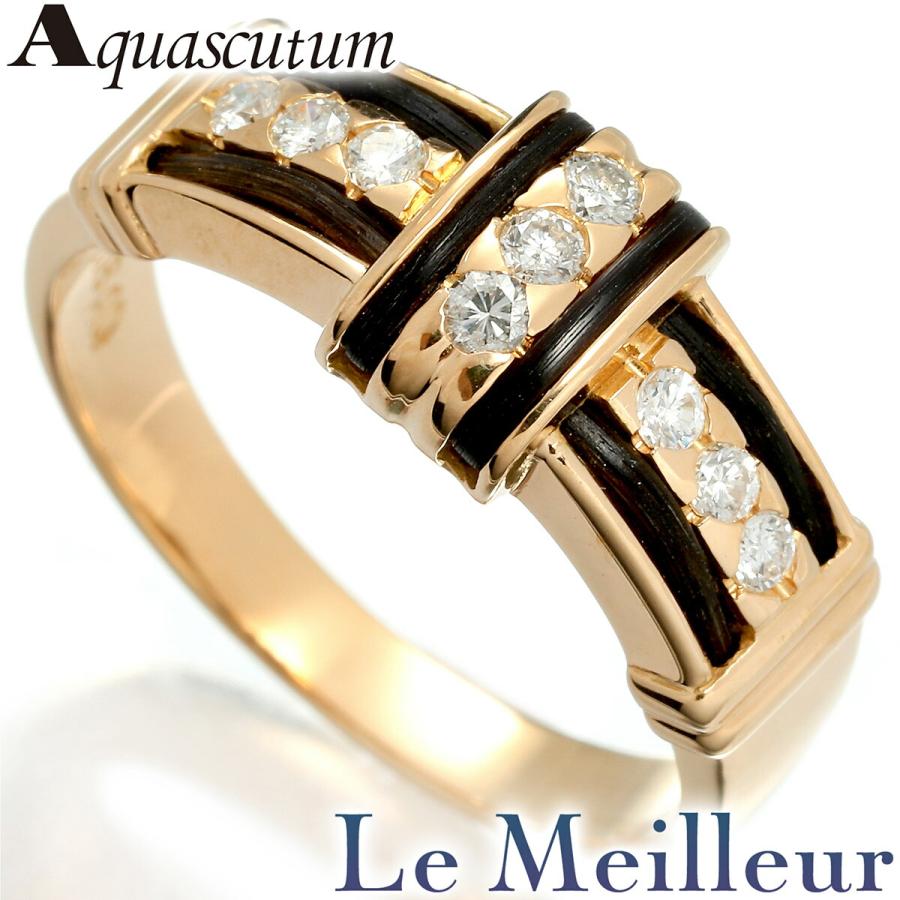 Aquascutum（アクアスキュータム） リング 指輪 ダイヤモンド イエロー 