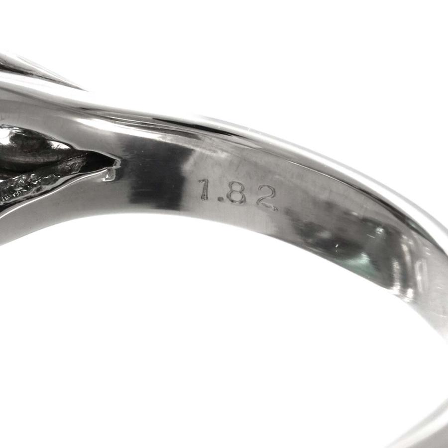 エメラルド 1.82ct ダイヤモンド プラチナ Pt900 リング 13.5号 指輪 