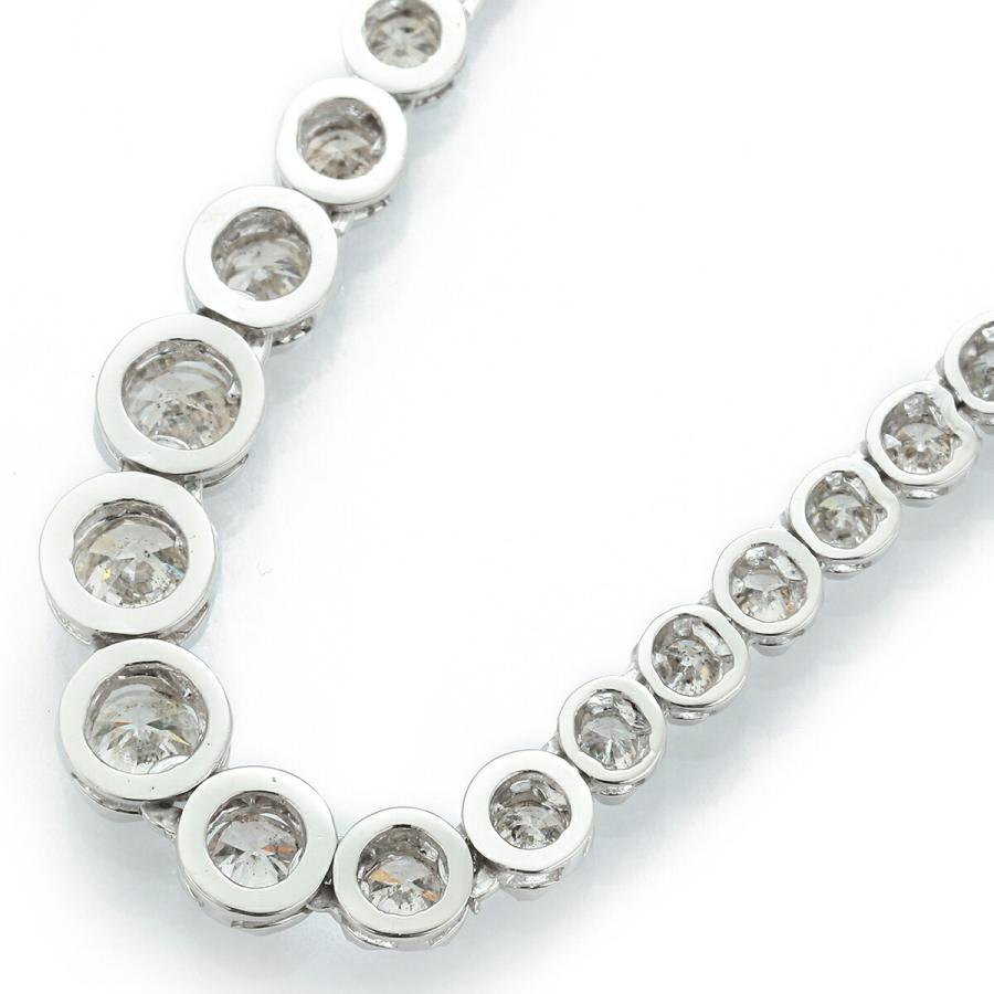 テニスネックレス ダイヤモンド 5.0ct Pt850 中古 プレラブド 返品OK  