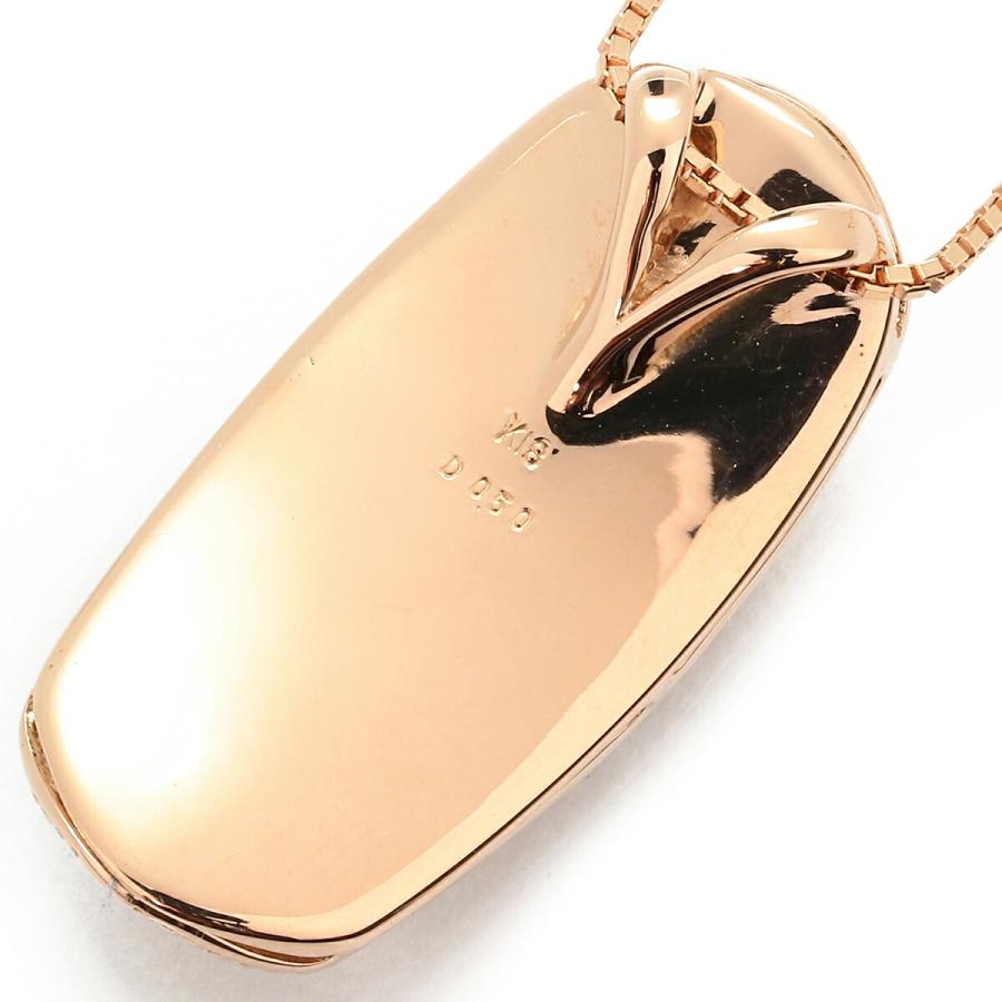 ペンダント ダイヤモンド 0.50ct ピンクゴールド K18PG 中古 返品OK 