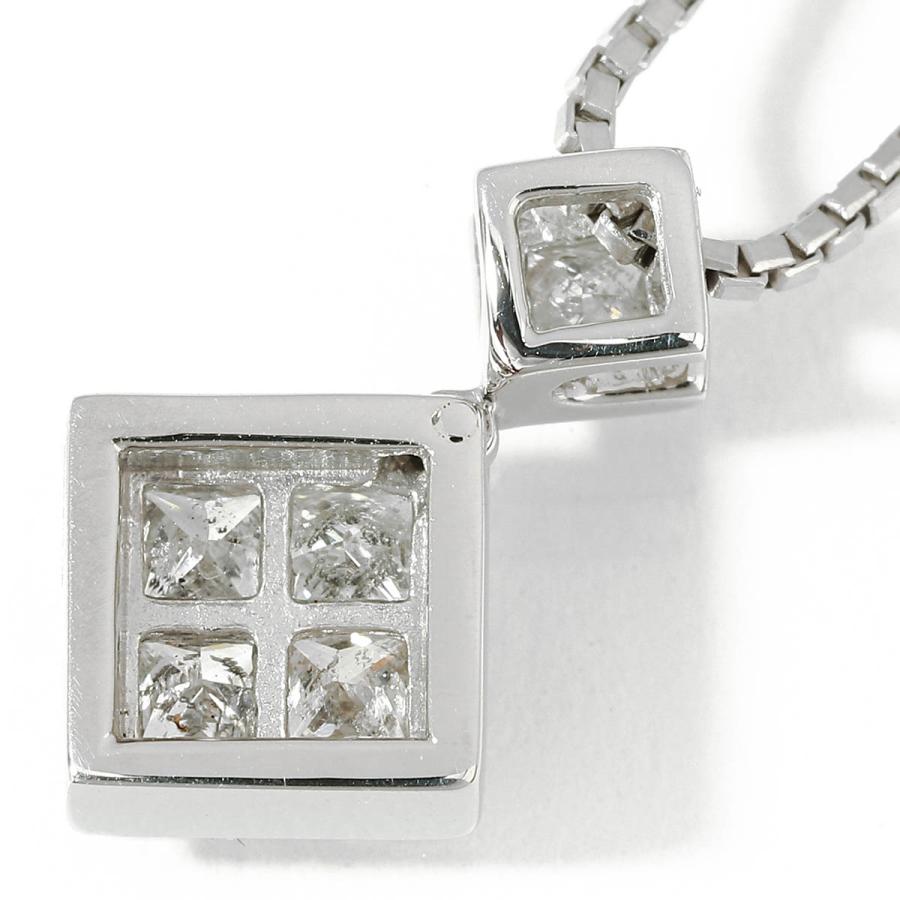 ダイヤモンド 0.5ct プラチナ Pt900 ペンダントネックレス  新品仕上済 中古 返品OK RE-PRICE |  | 01
