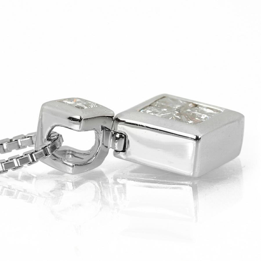 ダイヤモンド 0.5ct プラチナ Pt900 ペンダントネックレス  新品仕上済 中古 返品OK RE-PRICE |  | 02