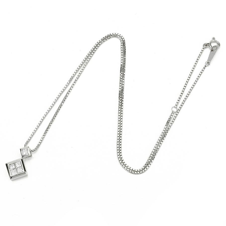 ダイヤモンド 0.5ct プラチナ Pt900 ペンダントネックレス  新品仕上済 中古 返品OK RE-PRICE |  | 04